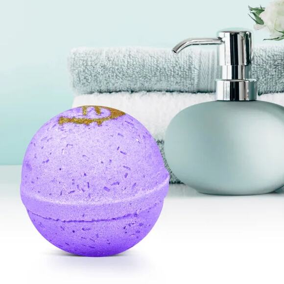 Lavender Bath Bomb with Money Surprise - Prize up to $100 - Picture 6 of 8